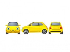 free vector Yellow Car