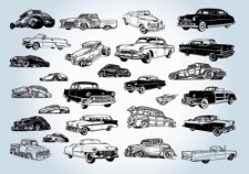 free vector Vintage Cars Vectors