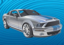 free vector Mustang Car Vector