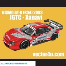 free vector Nissan R34 GTR