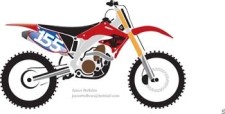 free vector Motocross Vector