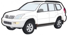 free vector Toyota car vector