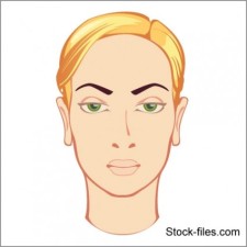 free vector Face of Blonde Girl Vector