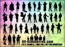 free vector People Silhouette