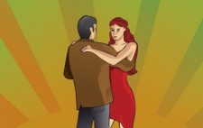 free vector Tango couple dancing