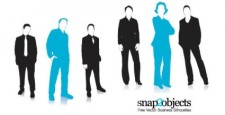 free vector Business silhouettes