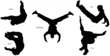 free vector Sports people silhouettes free vector