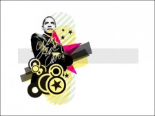 free vector 
								Obama Yes We Can							