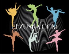 free vector Dance silhouettes