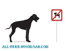 free vector Vector Dogs
