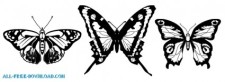free vector Vector Butterflies