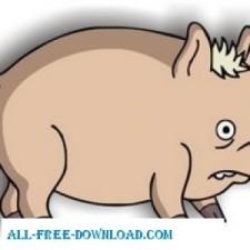 free vector Spider Pig