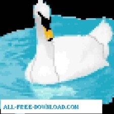 free vector Mute Swan