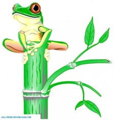 free vector Tree Frog 00125