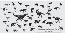 free vector Dinosaurs