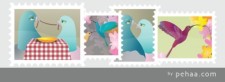 free vector Stamps Collection Vector
