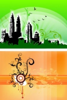 free vector Free Swirls Compositions
