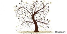free vector Vector curly tree