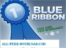 free vector Blue Ribbon