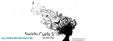 free vector Swirly Curls