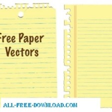 free vector Paper Notepads