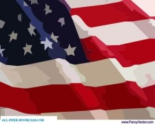 free vector American Flag