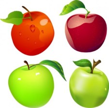 free vector Free Vector Apples