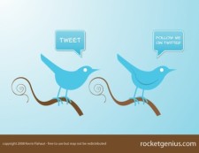 free vector Twitter Style Bird Icons