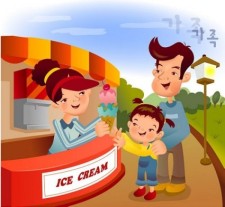 free vector Iclickart cartoon illustration vector 9 family