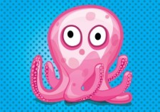 free vector Octopus Cartoon
