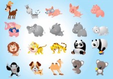 free vector Animal Cartoons Pack
