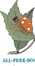 free vector Ladybug Sleeping