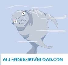 free vector Seal Smiling 2