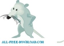 free vector Rat Angry 2