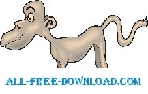 free vector Monkey 09
