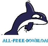 free vector Whale 05