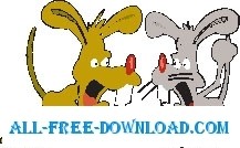 free vector Rats Arguing