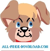 free vector Puppy Smiling