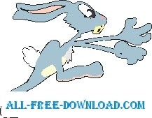 free vector Rabbit Running 2