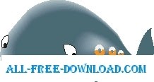 free vector Whale 20