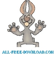 free vector Rabbit Martial Arts 2