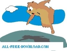 free vector Groundhog 3