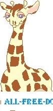 free vector Giraffe 09