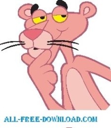 free vector Pink Panther 001