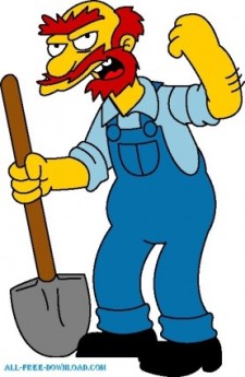 free vector Groundskeeper Willie 01 The Simpsons