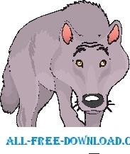 free vector Wolf 7
