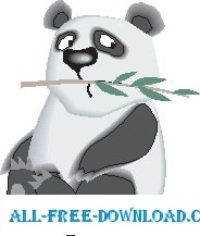free vector Panda 2