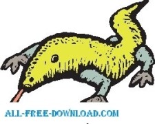 free vector Lizard 10