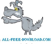 free vector Wolf Angry