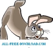 free vector Rabbit 34